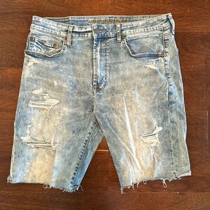 American Eagle Extreme Flex Jean Shorts Size 34 Waist